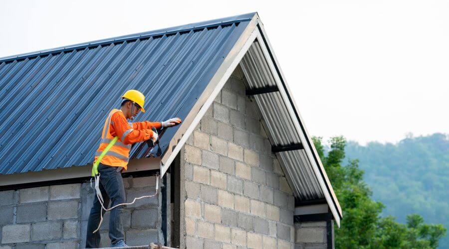 Professional metal roof installation in Caldwell, AR